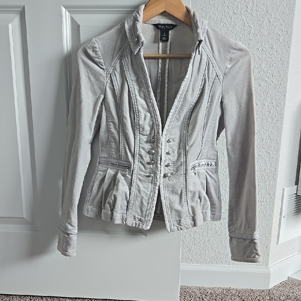 WHBM Gray/Silver Women's Jacket